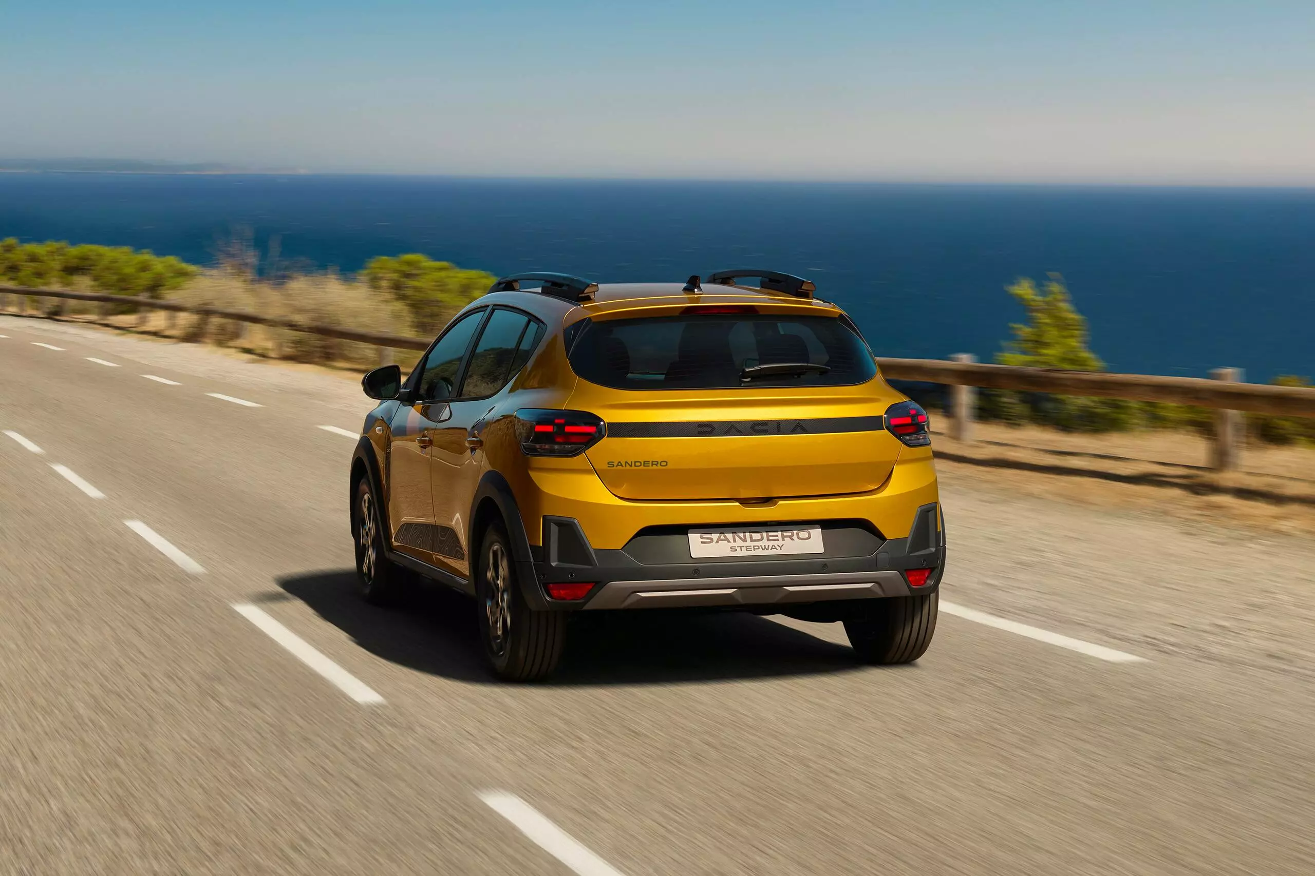 Vista posteriore Dacia Sandero Stepway