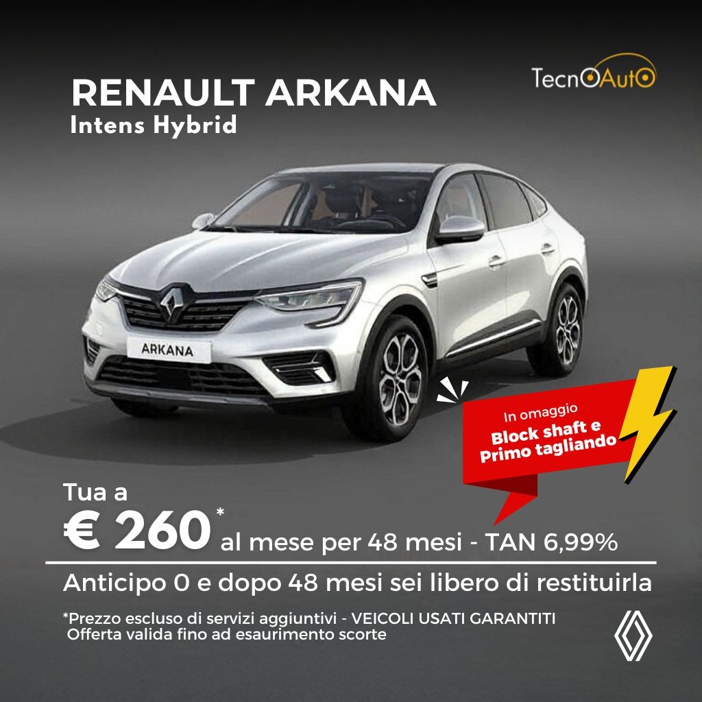 Renault Arkana Intens Hybrid – Promo TecnoAuto