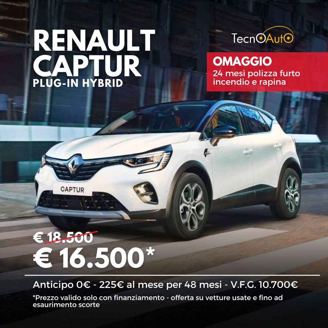 Renault Captur Plug-In Hybrid usata in promozione