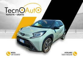 TOYOTA AYGO X BENZINA LOUNGE GREEN USATO NOLA AVELLINO